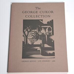 The George Cukor Collection Catalog of Books Vintage 1986 Los Angeles